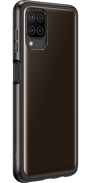Samsung Soft Clear Cover A12, black Samsung Soft Clear Cover A12, black