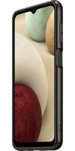 Samsung Soft Clear Cover A12, black Samsung Soft Clear Cover A12, black