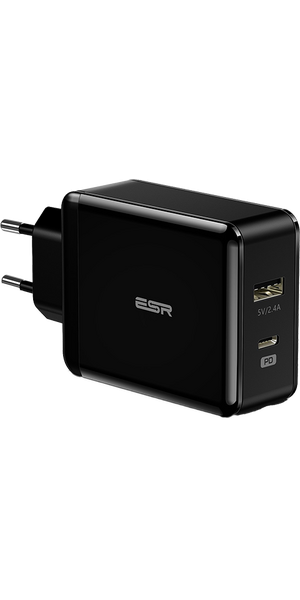 Hálózati töltő adapter, PD gyorstöltéssel, 30W, 1 USB, 1 Type-C Hálózati töltő adapter, PD gyorstöltéssel, 30W, 1 USB, 1 Type-C