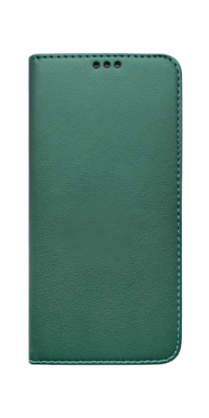 Book flip case, Samsung A12,dark green