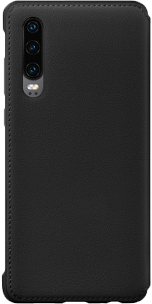 Huawei P30 wallet tok, Fekete