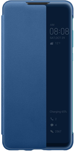 Huawei P30 Lite s-view flip cover, Kék