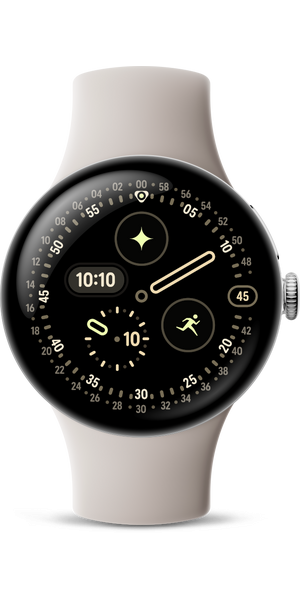 GOOGLE Pixel Watch 4 (41mm), Porcelain