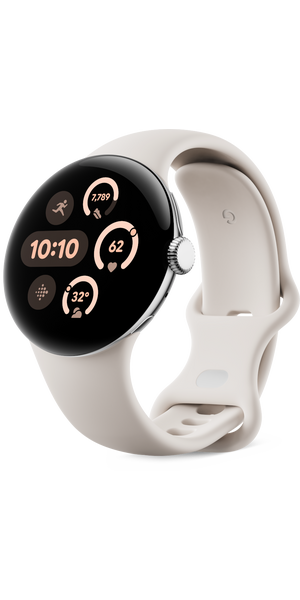 GOOGLE Pixel Watch 3 (41mm), Porcelain