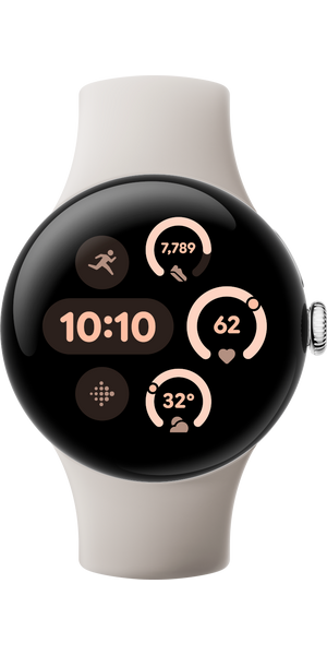 GOOGLE Pixel Watch 3 (41mm), Porcelain