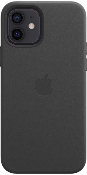 Apple iPhone 12 mini Leather case,Black