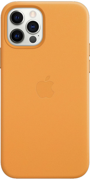 Apple iPhone 12ProMax Leather case,Poppy