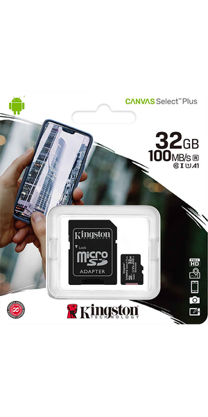 Canvas Select Plus, 32 GB microSDHC kártya, C10