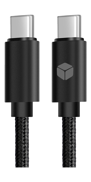 MN STURDO,USB-C -USB-C cable,3A,1m,black