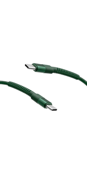 MN USB-C - USB-C cable,3A,60W,1m, green