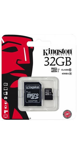 Kingston 32GB microSDHC memóriakártya