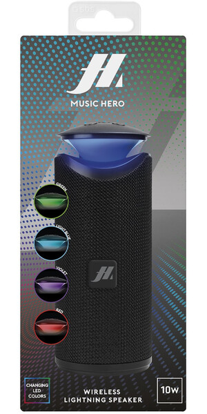 SBS MusicHero BlackNight LED BT Speaker SBS MusicHero BlackNight LED BT Speaker