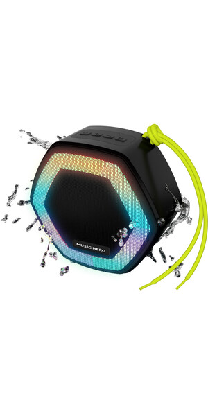 SBS MusicHero IBIZA 5W LED speaker,black SBS MusicHero IBIZA 5W LED speaker,black