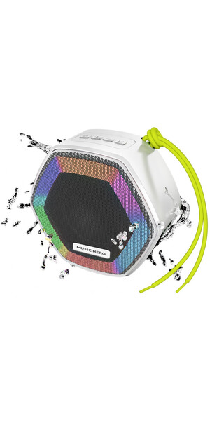 SBS MusicHero IBIZA 5W LED speaker,white SBS MusicHero IBIZA 5W LED speaker,white