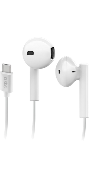 SBS Stereo headset, USB-C, white SBS Stereo headset, USB-C, white