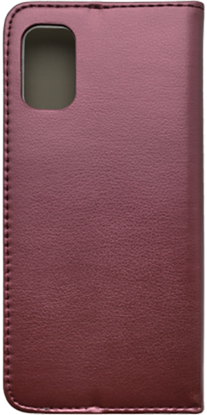 Book case, Samsung A41, burgundi