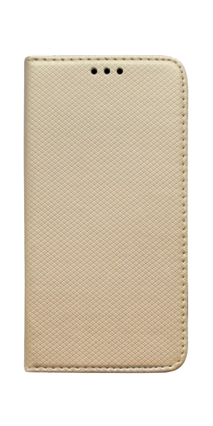 Book flip case, LG K42,gold