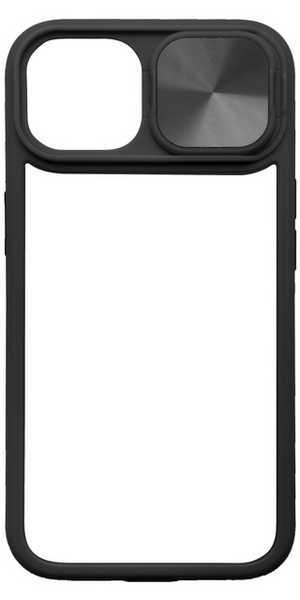 MN CamSlide case,iPhone 15 Plus,black MN CamSlide case,iPhone 15 Plus,black