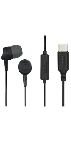 Hama USB-C wired headset 2022, black Hama USB-C wired headset 2022, black