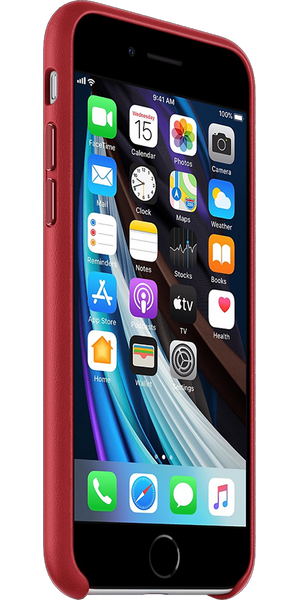 Apple iPhone SE LeatherCase,(PRODUCT)RED