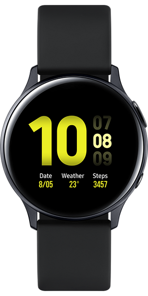 Samsung Watch Active 2, 40 mm, AL,Fekete