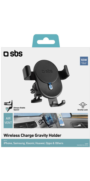 SBS Car holder with wireless charging