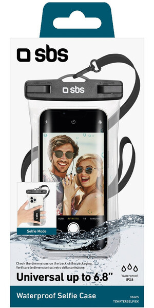 SBS Waterproof phone case, black