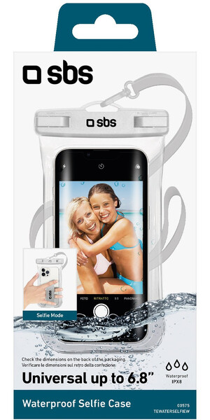 SBS Waterproof phone case, white