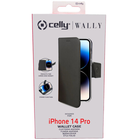 WALLY álvánnyá alakítható nyitható tok, iPhone 14 Pro
