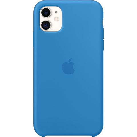 Apple iPhone 11 Silicone Case, Surf Blue