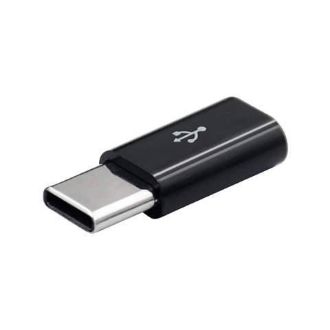MN micro USB - USB-C adapter, black