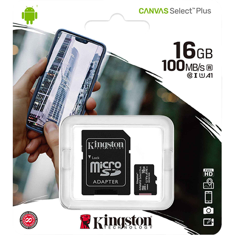 Canvas Select Plus, 16GB microSDHC kártya, C10