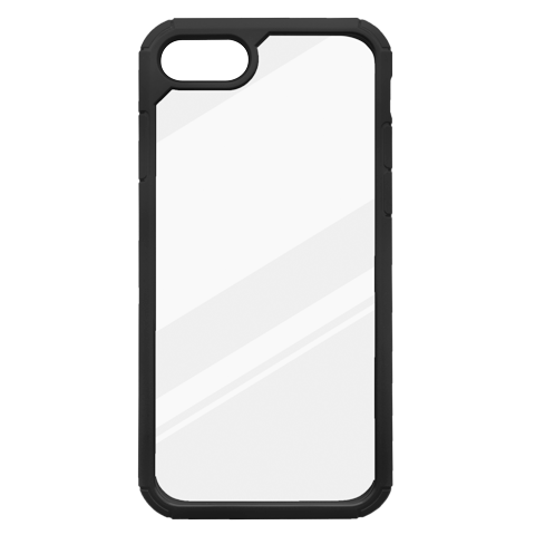Hardback bumper case, black, iPhone SE